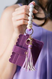 Lilac Luxe Keychain Wallet
