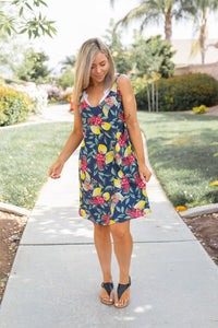 Raspberry Lemonade Summer Dress