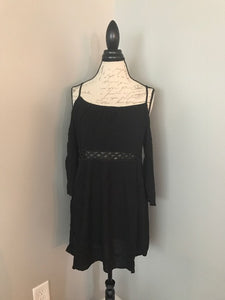 SMALL Black Cold Shoulder Dress