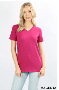 Magenta Relaxed Tee