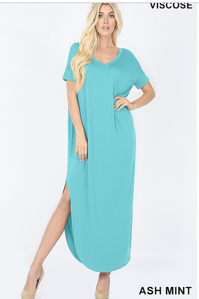 Short Sleeve Maxi